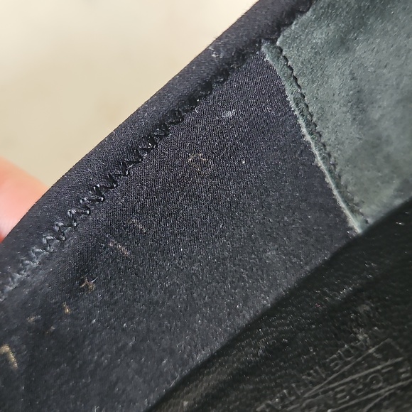 SALVATORE FERRAGAMO: Sleek Black Pointed Low Wedge Heels - Picture 7 of 10